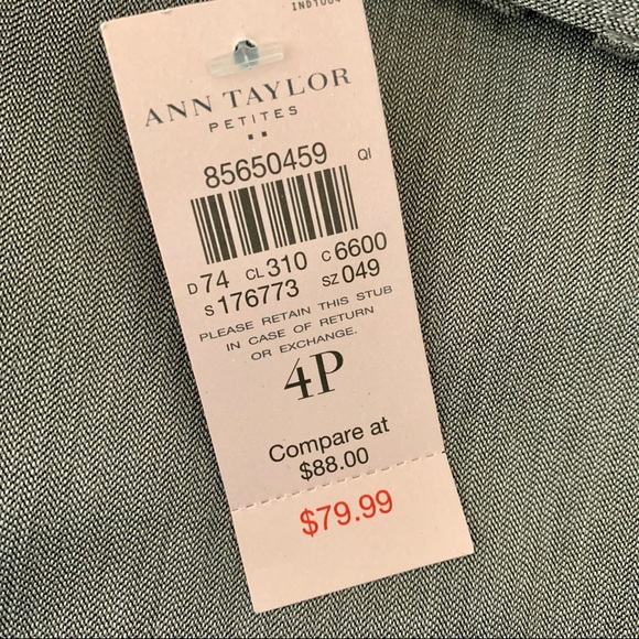 Ann Taylor Modern Fit Pants Gray - Picture 6 of 8